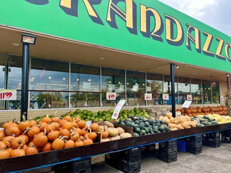 Joe Randazzo’s Fruit and Vegetable Market storefront sign
