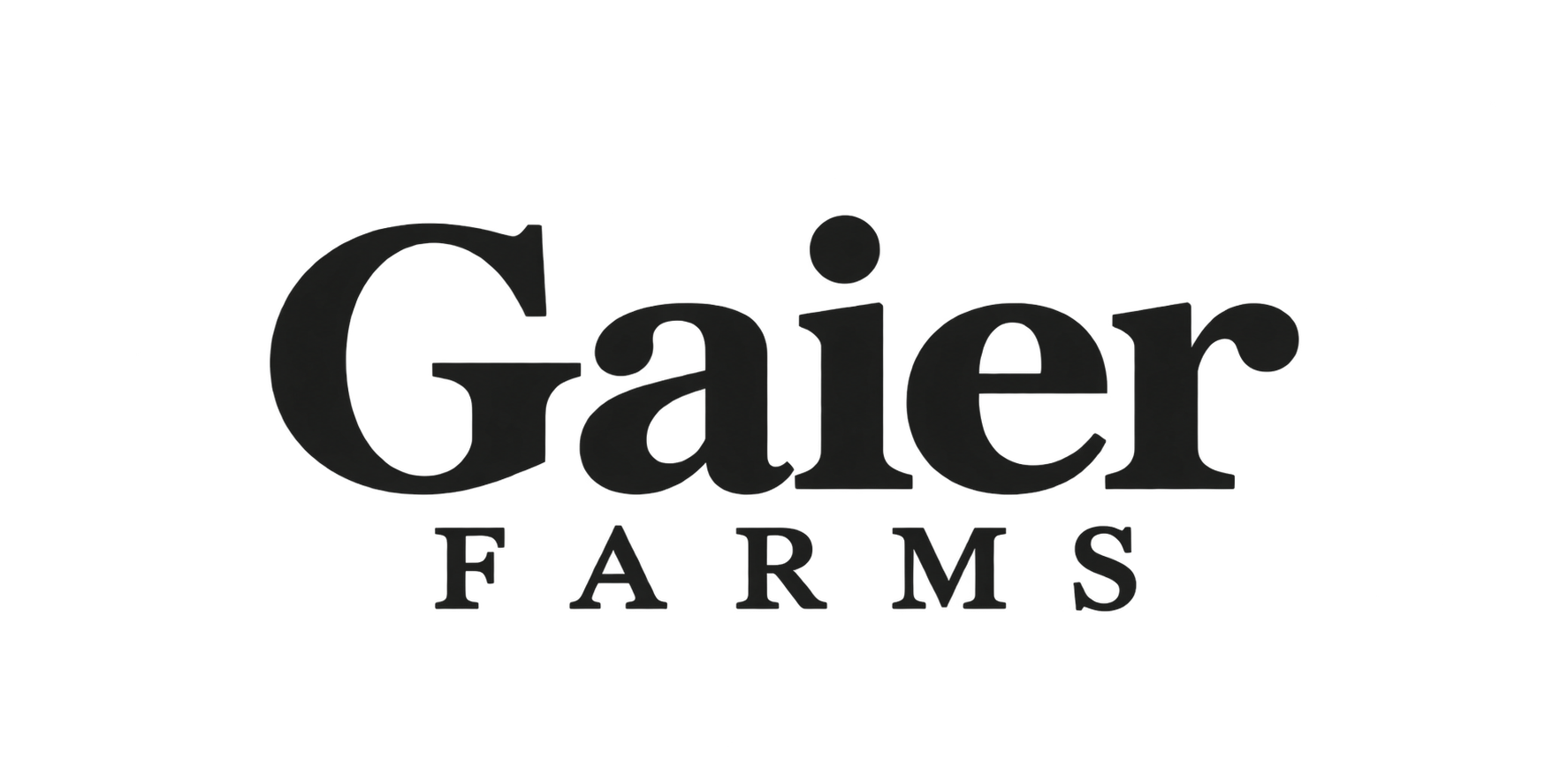Gaier Farms serif wordmark-1